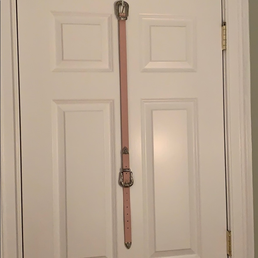 Pink double-sided belt